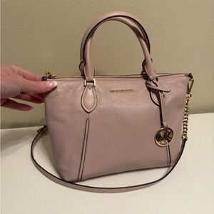 Michael Kors Blush Leather Satchel